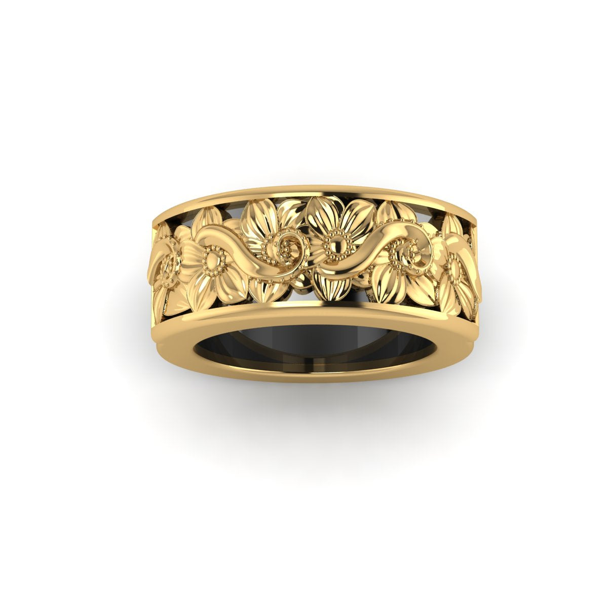 Oura ring Garden Of Life Jacket In Yellow Gold carati jewelry montreal