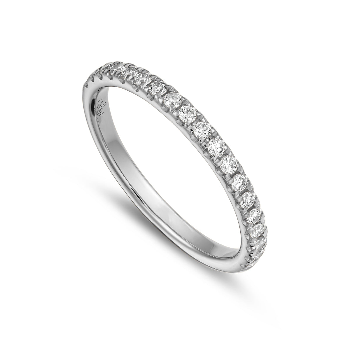 matching band for eterno engagement ring sophisticated spark designed by carati jewelry in montreal canada in 18 k 14 k