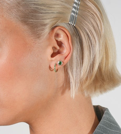 Boucle d'oreille Royal Harmony avec tsavorite