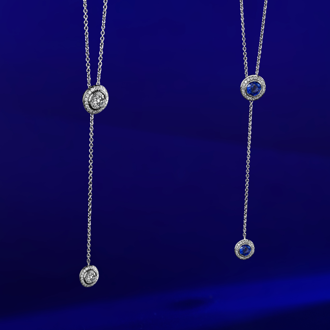 Pendentif Lariat Royal Harmony avec 2 diamants