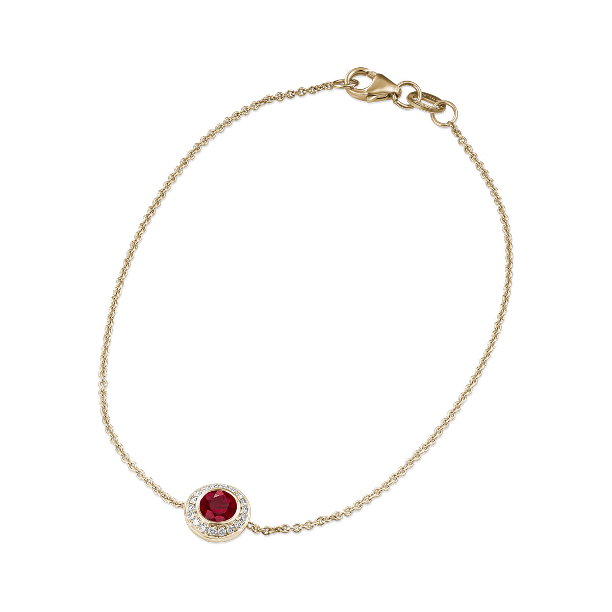 Bracelet Royal Harmony centré autour du rubis