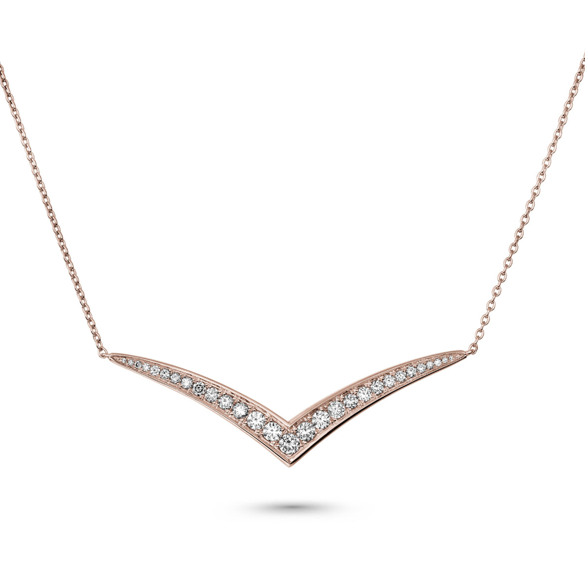Dreamer pendant set in pave diamonds is designed by carati jewelry in Montreal Canada in 18k 14k