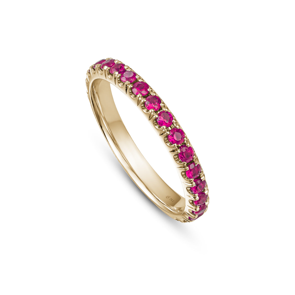 Castle Pro Engagement Ring Set in Ruby